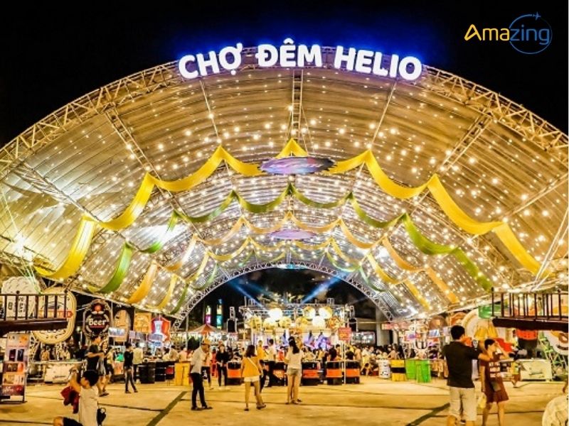 Khám phá thiên đường ăn uống và shopping tại chợ đêm Helio Đà Nẵng