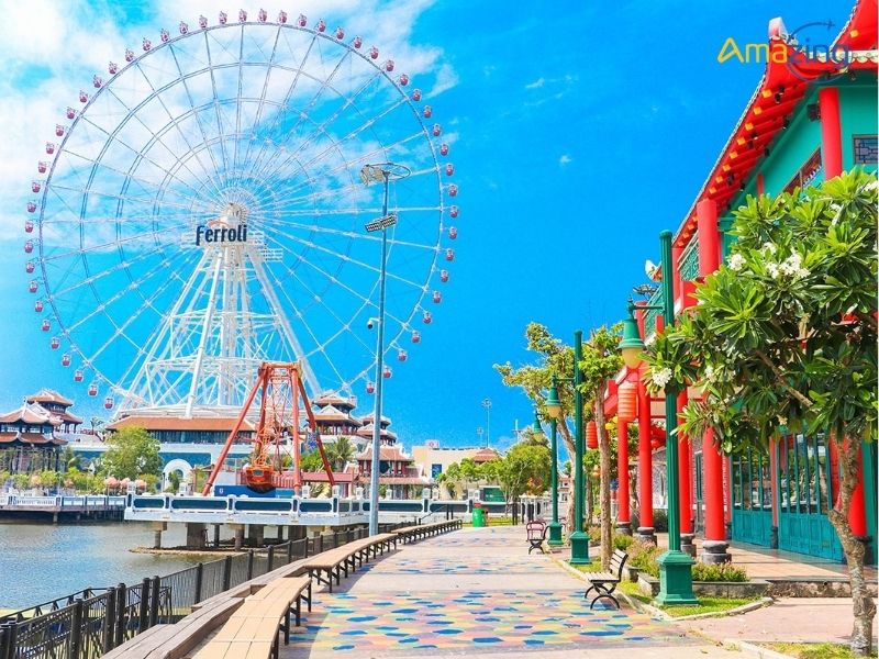 Trải nghiệm vòng quay mặt trời Sun Wheel tại Asia Park